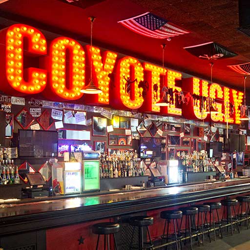 Vibrant high-end nightclub lighting with crowds